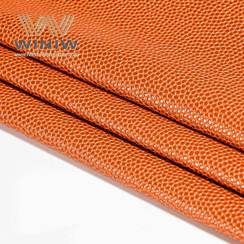 1.6mm Strong Stain Resistance Rugby Synthetic Pu Leather Material factory