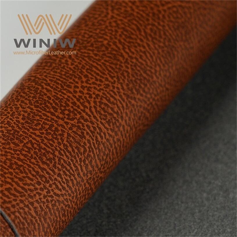 2.mm Easy To Customize Custom Logo Label Pu Microfiber Synthetic Leather details