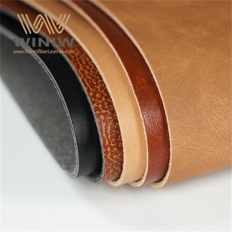 1mm Numerous Colors Synthetic PU Leather For Garment Label details