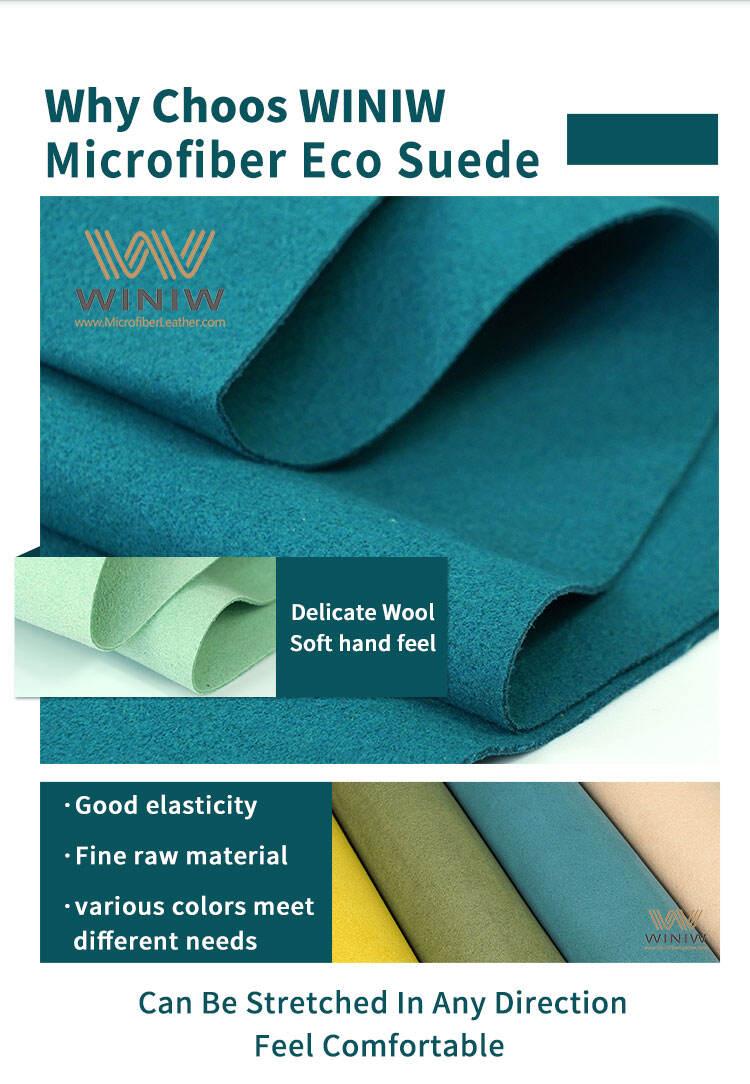 Luxury Microfiber Material Microsuede Leather For Display Stands factory