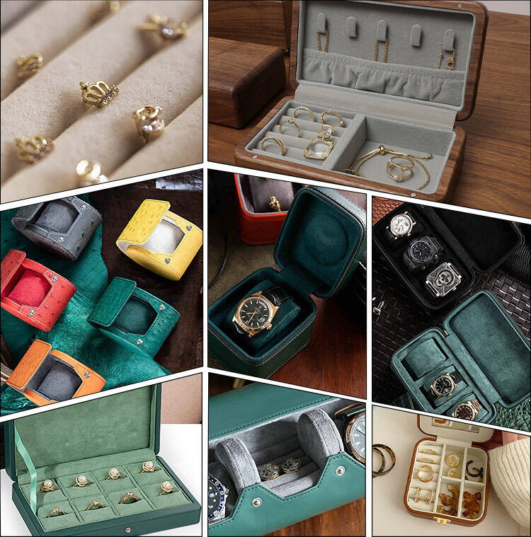 Colorfast Microiber Leather Imitation Suede Jewelry Display Material supplier