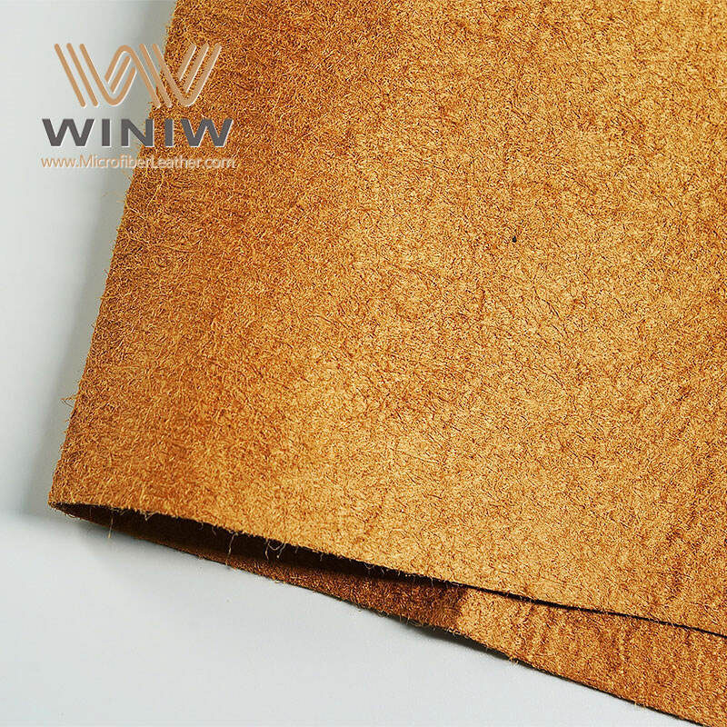 0.6mm Resistant To Wear And Tear Chamois Faux Leather Cloth For Car manufacture