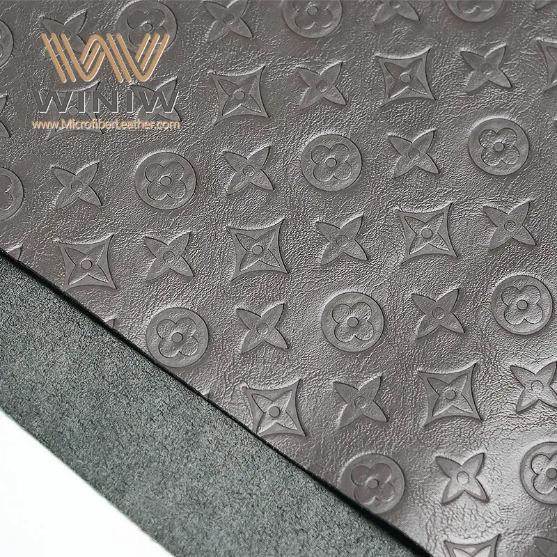 Anti Fouling Synthetic PU Leather Faux Material For Bags manufacture