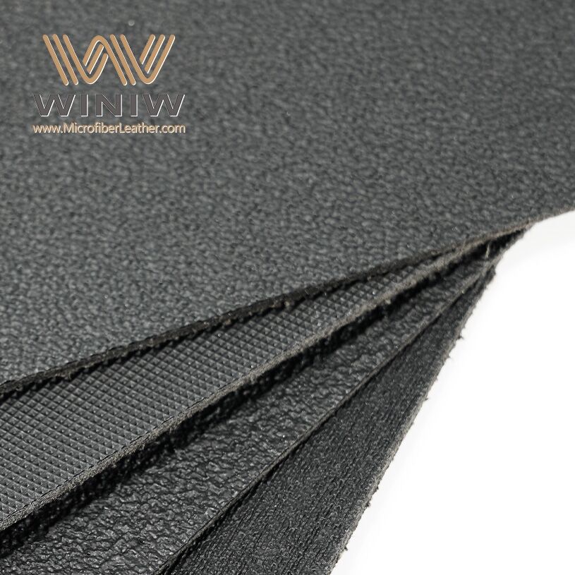 Lightweight Microfiber Fabric Artificial Leather For Safety Shoes supplier