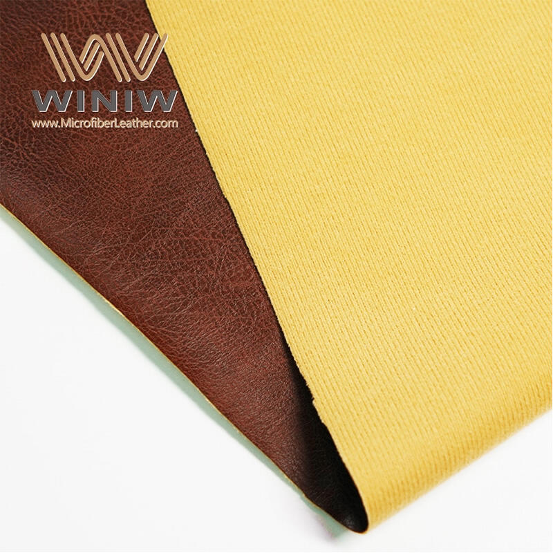 Highly Durable Microfiber Leather Vegan PU Clothing Material