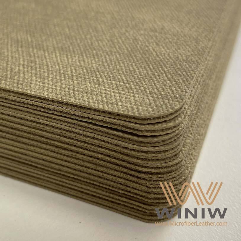 1.6mm Impact-resistant Making Placemats Vegan Friendly Leather Material manufacture