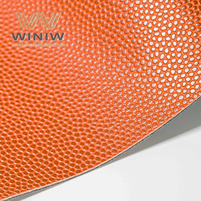 1.6mm Breathability Makibfg BasketBall Polyester Microfiber Synthetic Leather  supplier