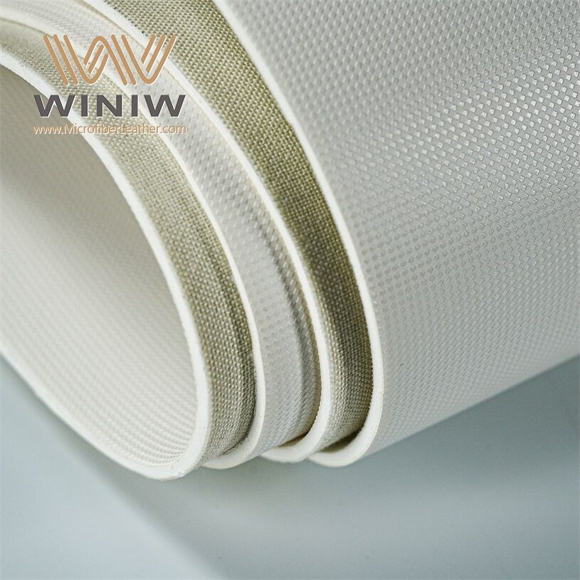 0.8mm Aging Resistance Pu Faux Leather Material For Soccer details