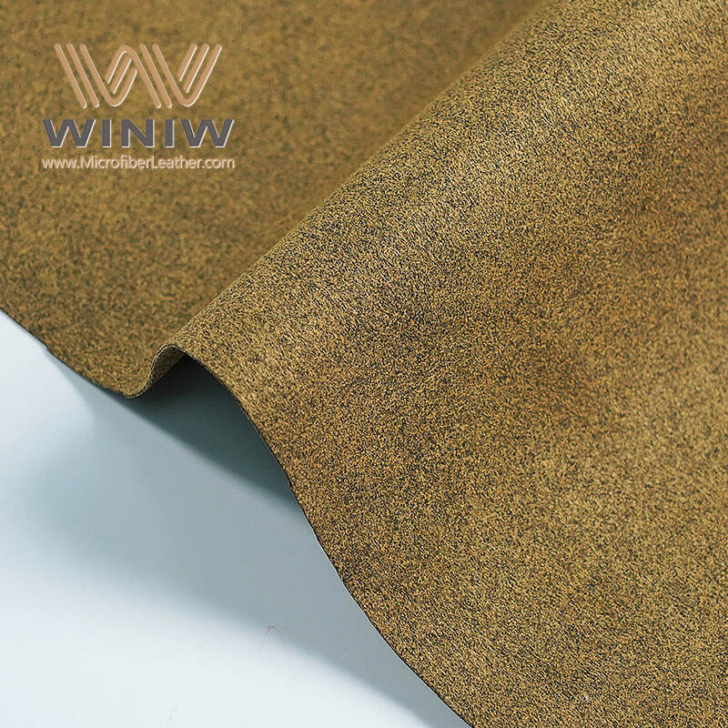 0.7mm  Micro-Suede Synthetic Leather For Making Safety Gloves factory