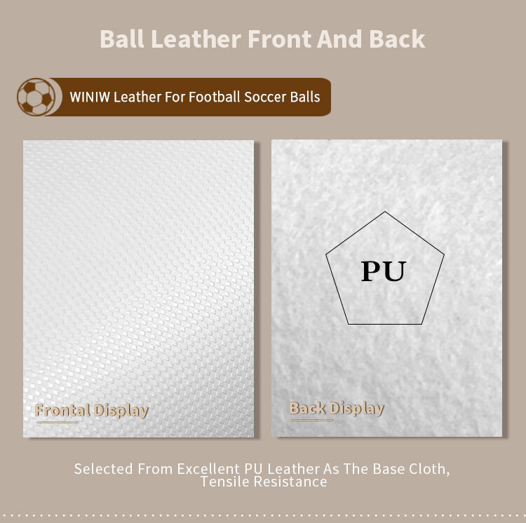 0.6mm Breathability Making Rugby Microfiber Faux Pu Leather Material details