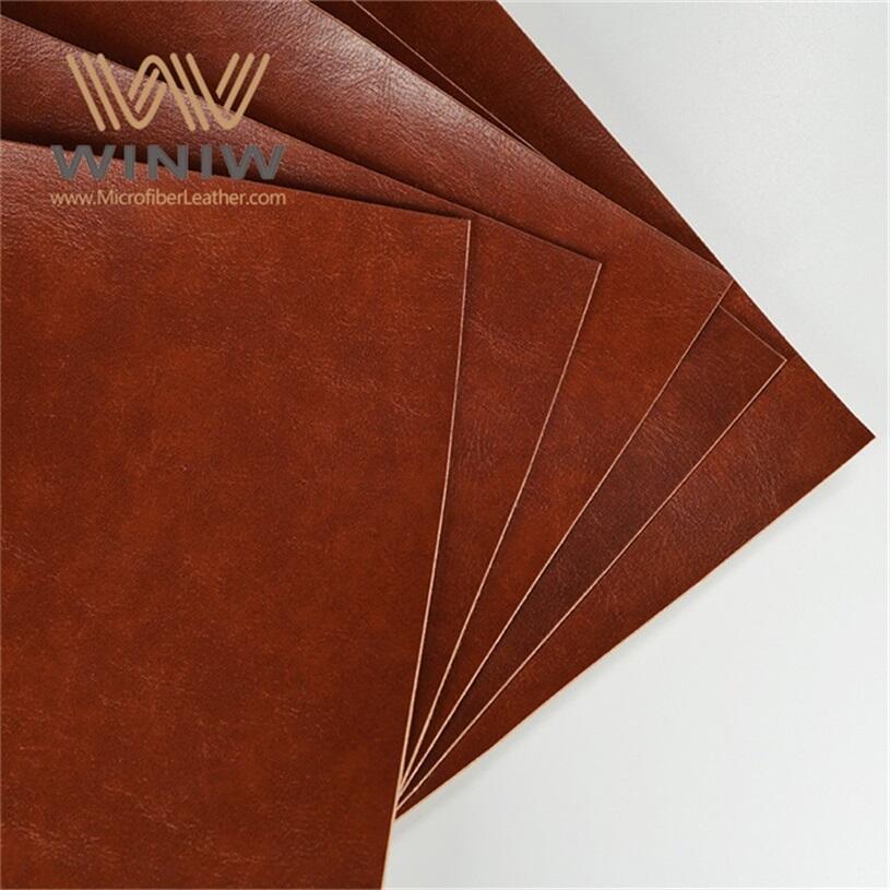 0.8mm High Tear Strength Faux Microfiber Leather For Trade Mark details