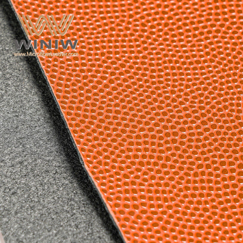 0.8mm Environmentally Friendly Natural Artificial Pu Microfiber Leather For Rugby factory