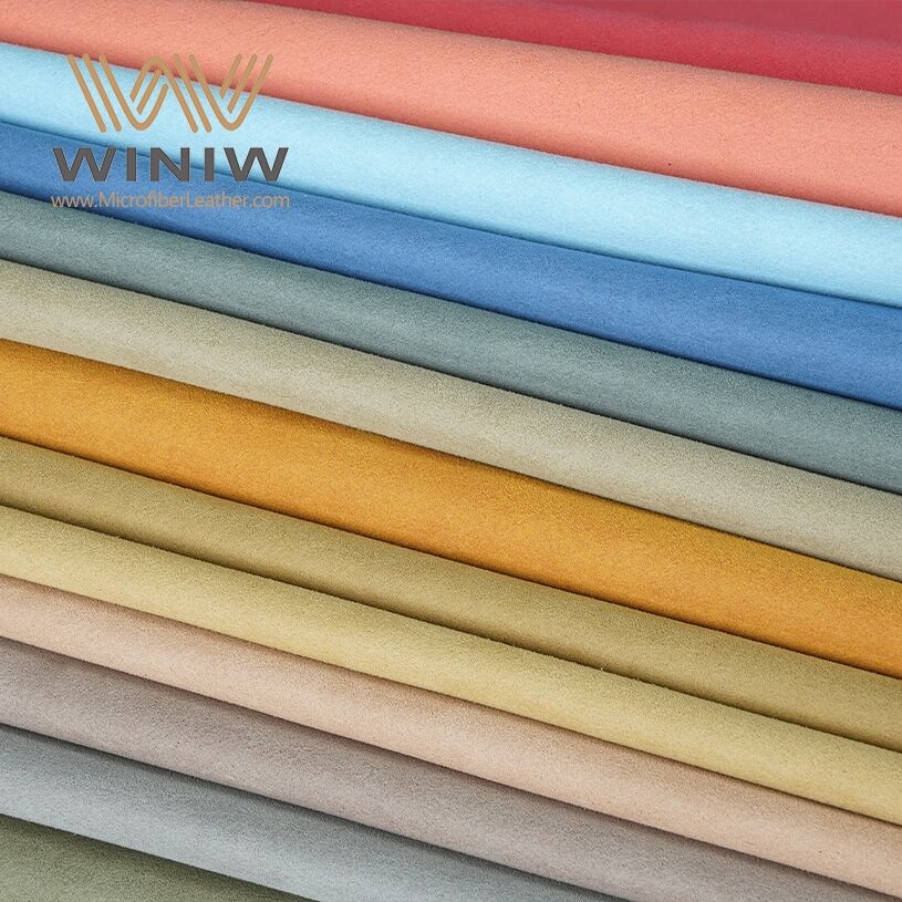 Wrinkle Resistant Micro Suede Microfiber Leather For Jewelry Box factory