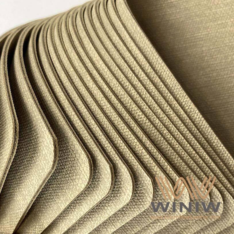 1.6mm Impact-resistant Making Placemats Vegan Friendly Leather Material manufacture