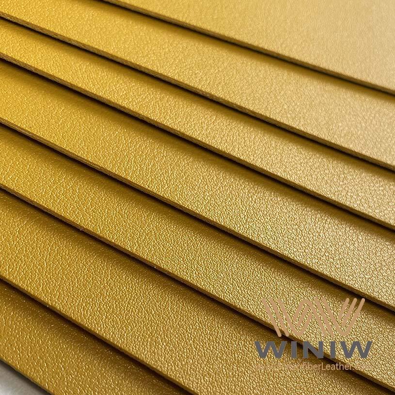 1.7mm Susceptible Thin Faux PVC Leather Fabric For Place Mats manufacture