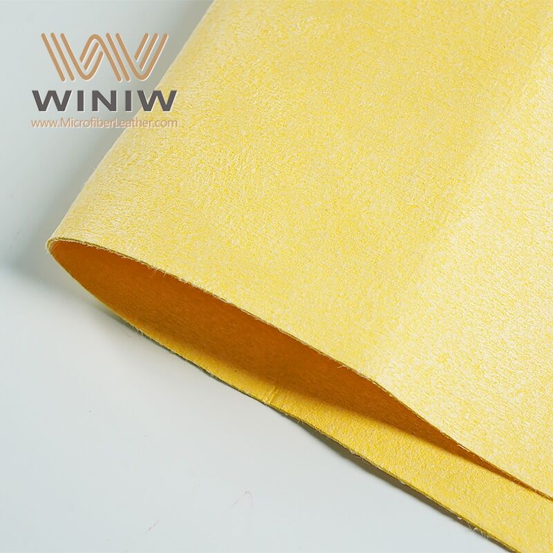 0.2mm Antibacterial Chamois Leather Material Leather Cloth For Car details