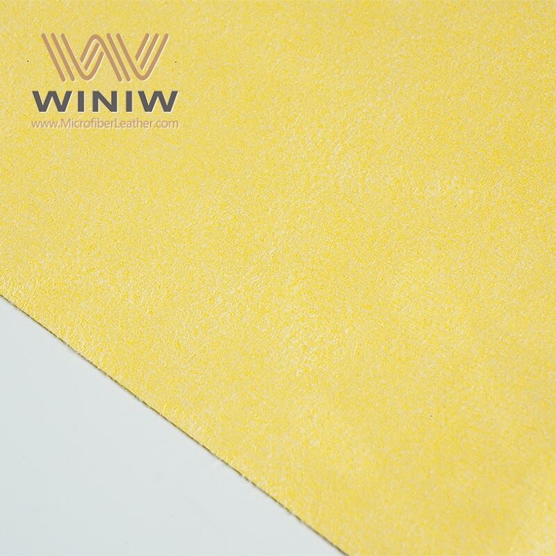 0.6mm High Utilization Making Car Cleaning Cloth Suede Microfiber Leather manufacture