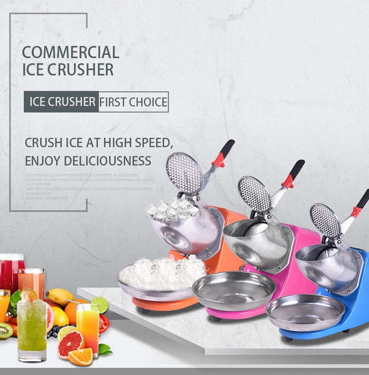 OEM ODM Factory Price Double Blade/Single Blade Commercial 250W PlasticHigh Quality Ice Crusher Manual Summer Ice shaver manufacture