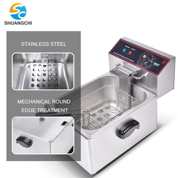 Kaligtasan ng Countertop Commercial Fryer