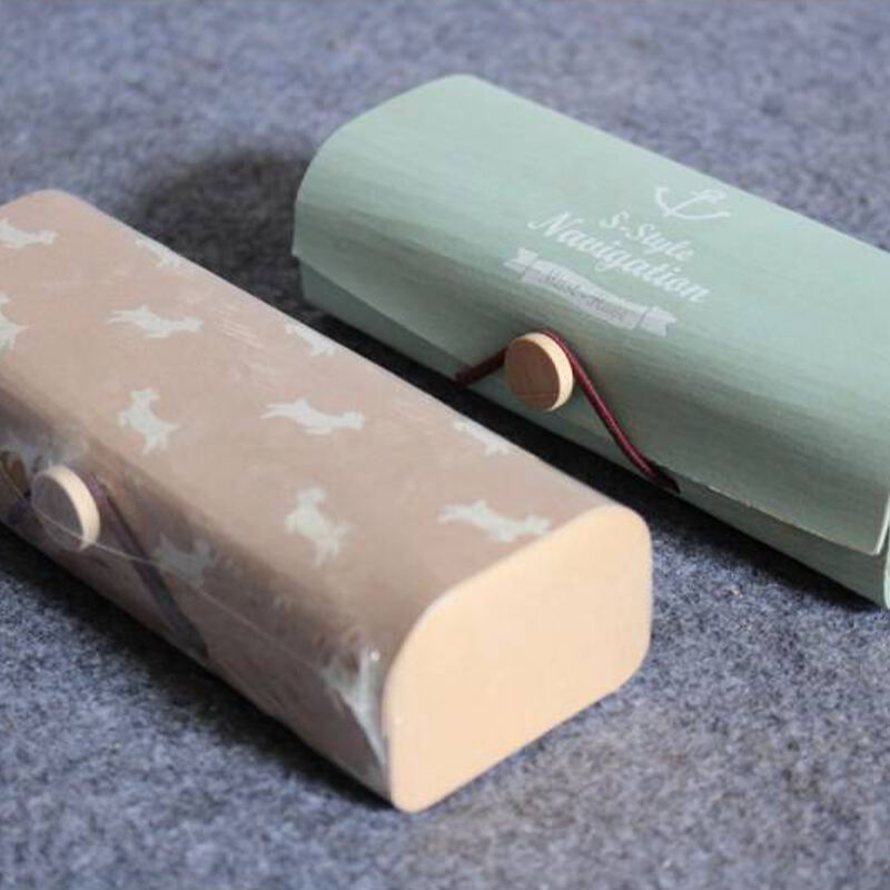 customise colorful thin veneer small cork skin wood gift box packaging wholesale