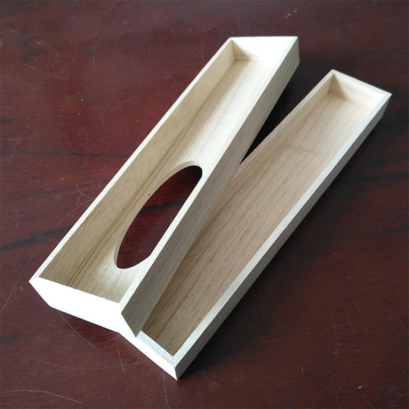 Passen Sie die japanische Holzkiste für die Verpackung von Fächer-Essstäbchen individuell an