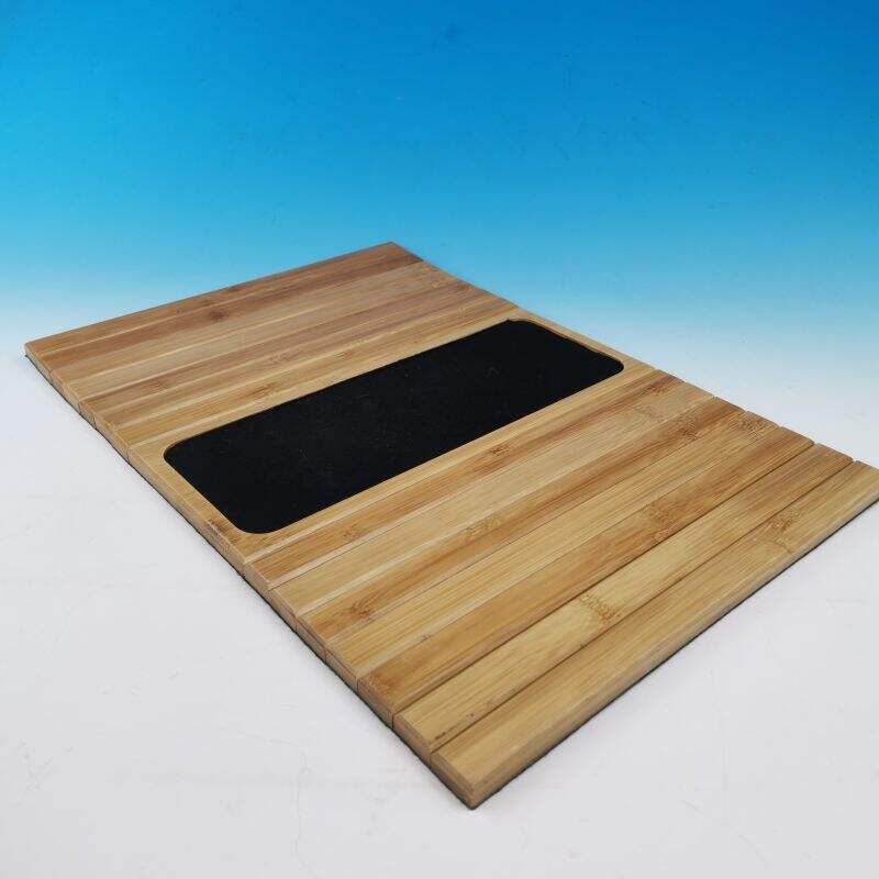 カスタム折りたたみ可能な折りたたみ式木製ソファアームレストトレイ