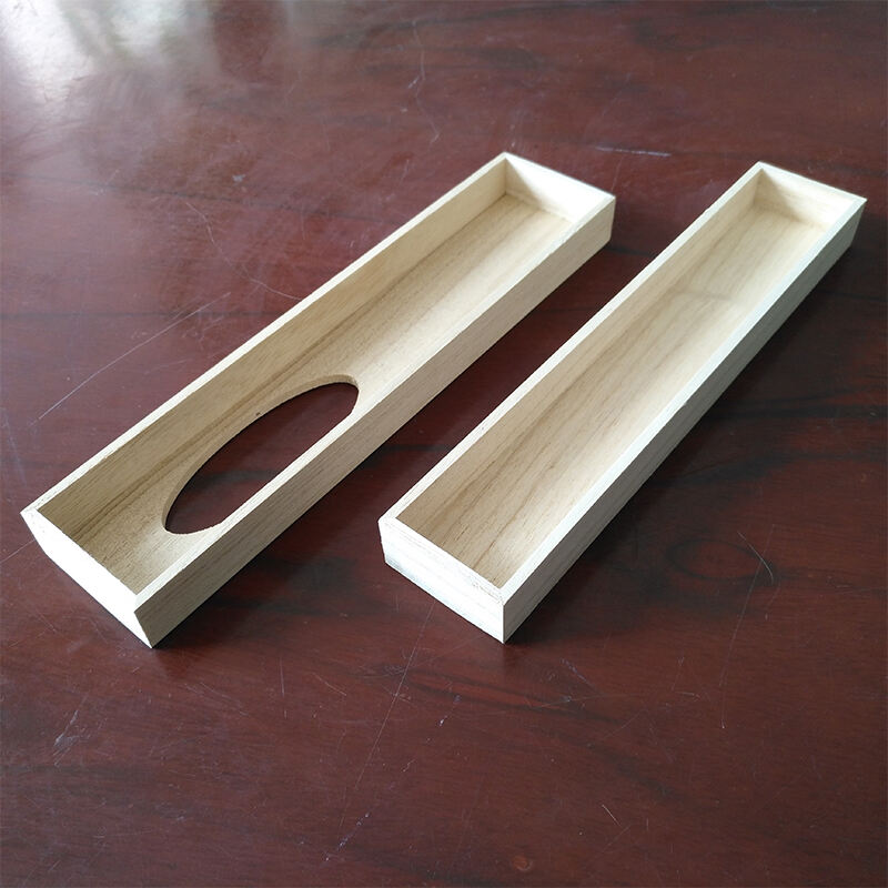 Palillos de abanico, caja de regalo de madera de paulownia para el mercado japonés