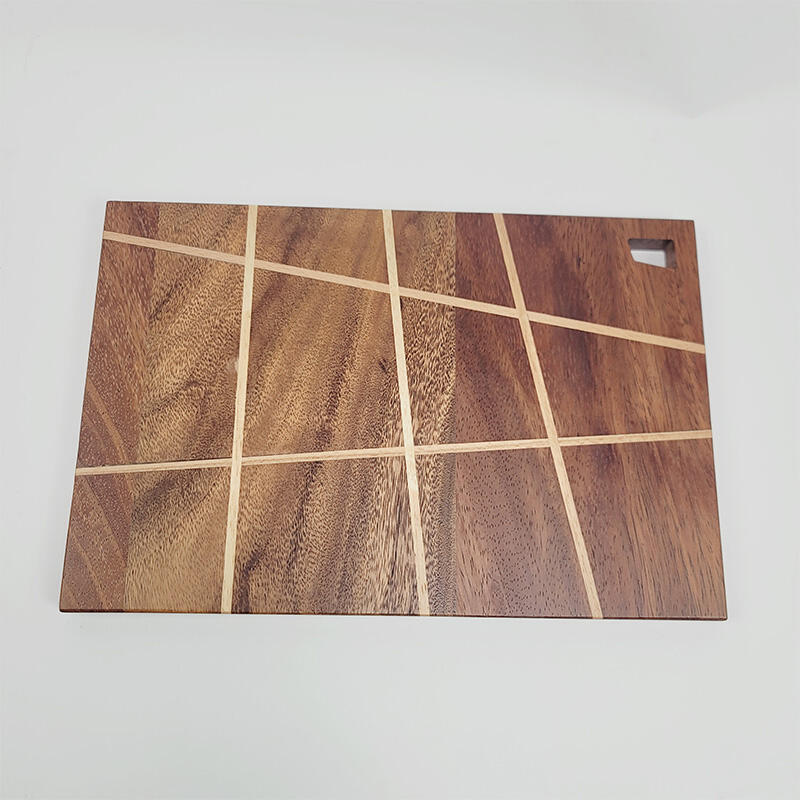 custom long beautiful acacia wood chopping board for kitchen wholesale
