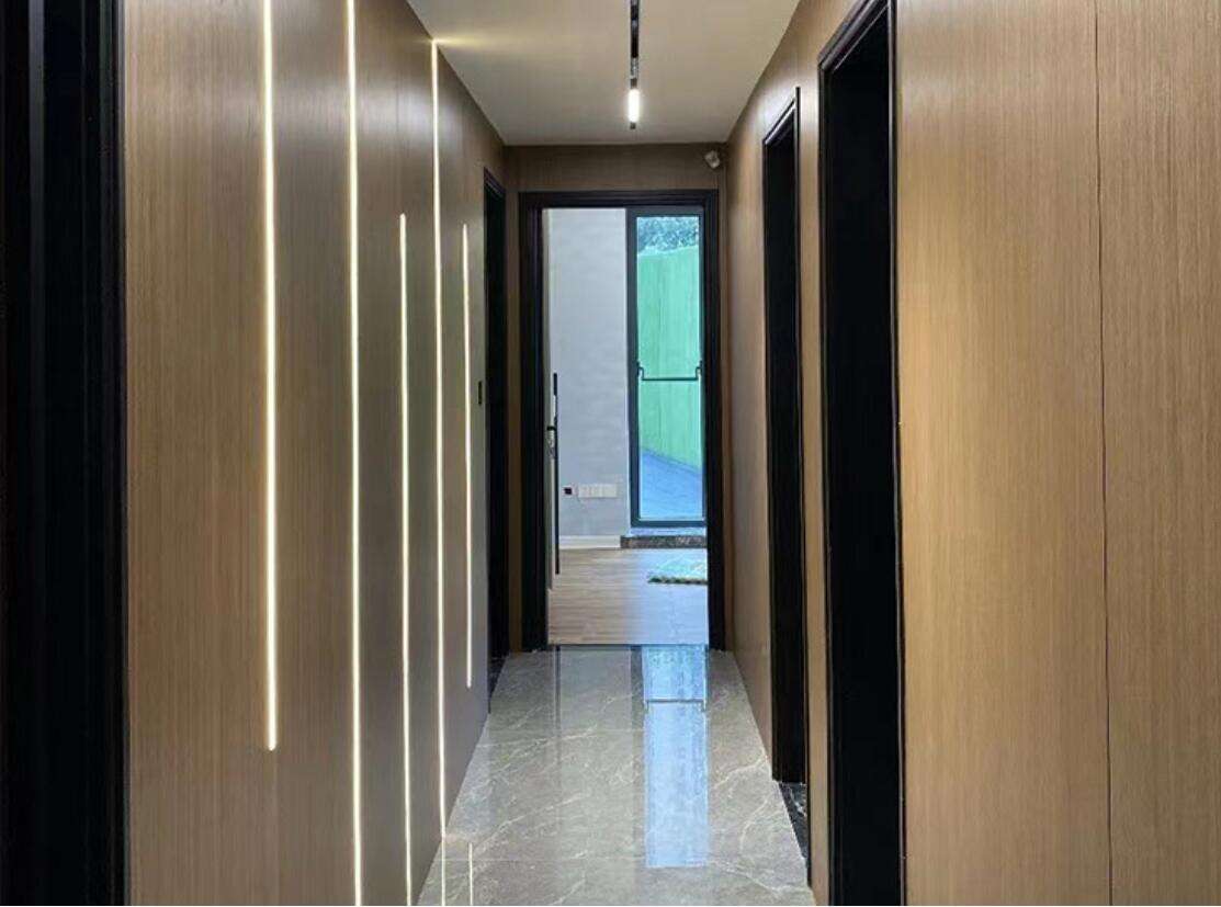 1220x2440mm WPC Laminate Wall Panels PVC Wood Plastic Composite Plastic Sheets factory