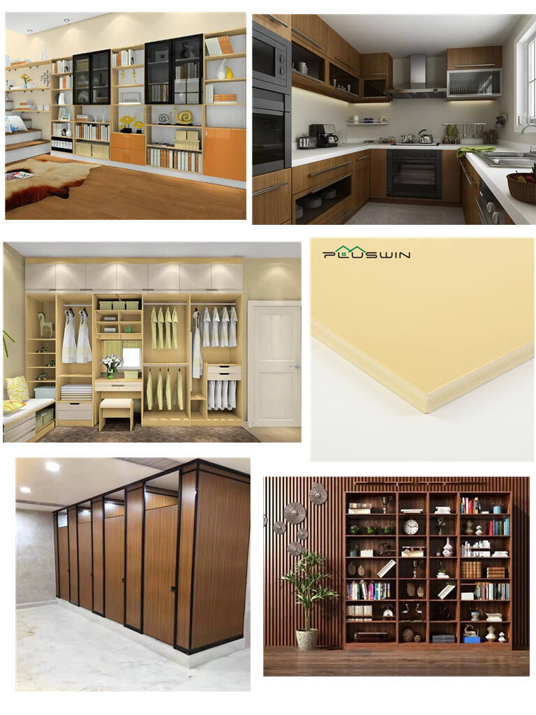 Factory wholesale wpc pvc foam sheets Wood PVC WPC foam board for furniture door wall panel manufacture