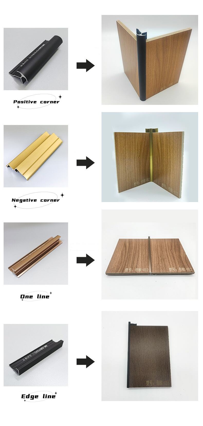 1220x2440mm WPC Laminate Wall Panels PVC Wood Plastic Composite Plastic Sheets factory