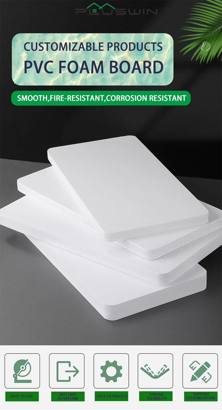 white or colored pvc sheet board Rigid Pvc Sheet Foam 1220*2440mm or custom size between 3-30mm supplier