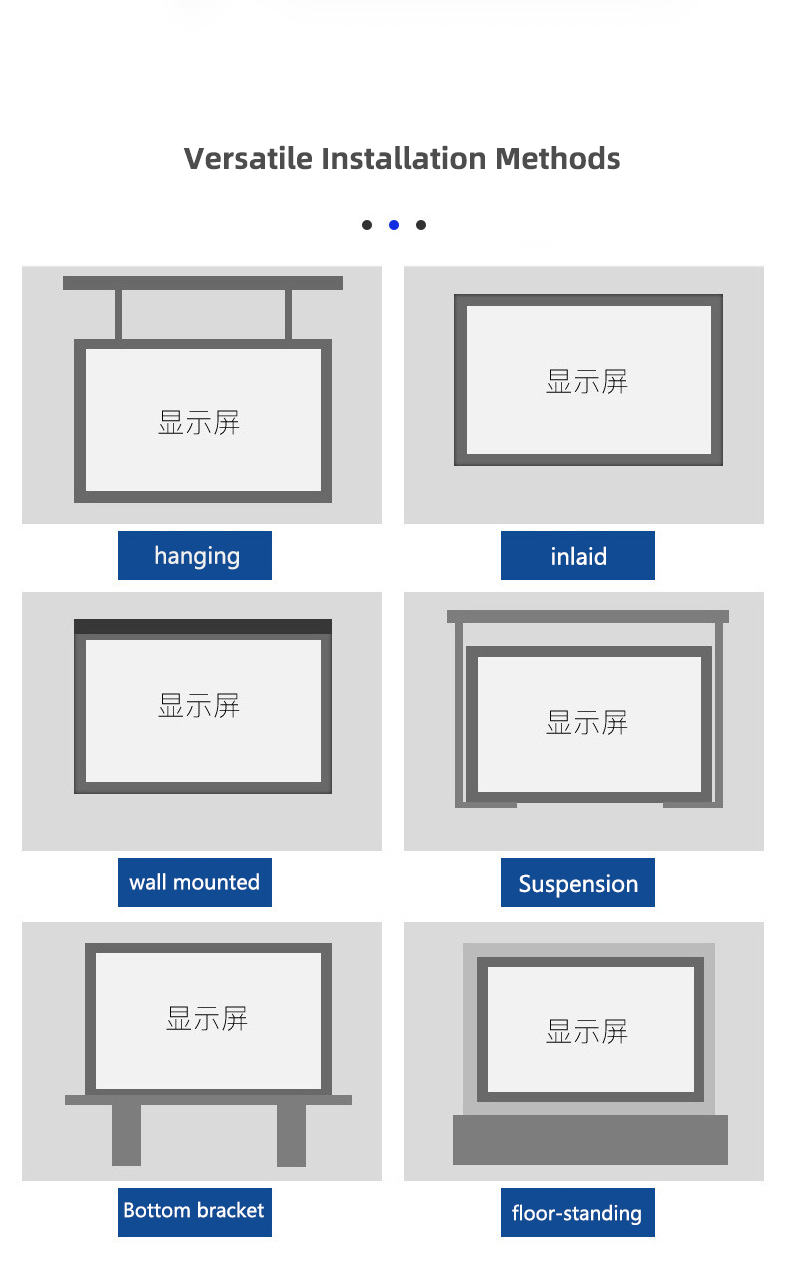 Big led video wall high brightness screen outdoor outdoor led screen advertising display manufacture