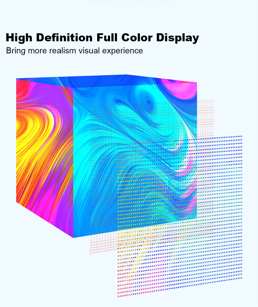 product creative wifi customized hd effects 3d smart video advertising magic outdoor led cube display-55