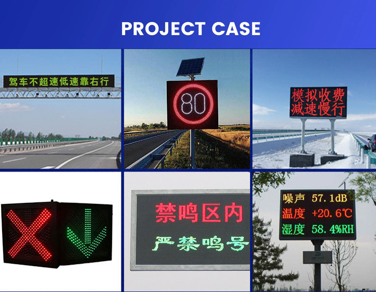 Factory price P10 variable message sign for highway stop/go traffic road signs led information display board screen supplier