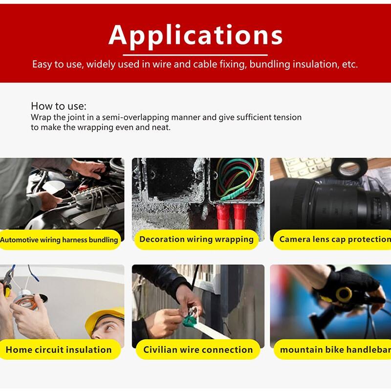 HWK electrical tape insulation is high temperature resistant and suitable for wire wrapping and electrical repairs manufacture