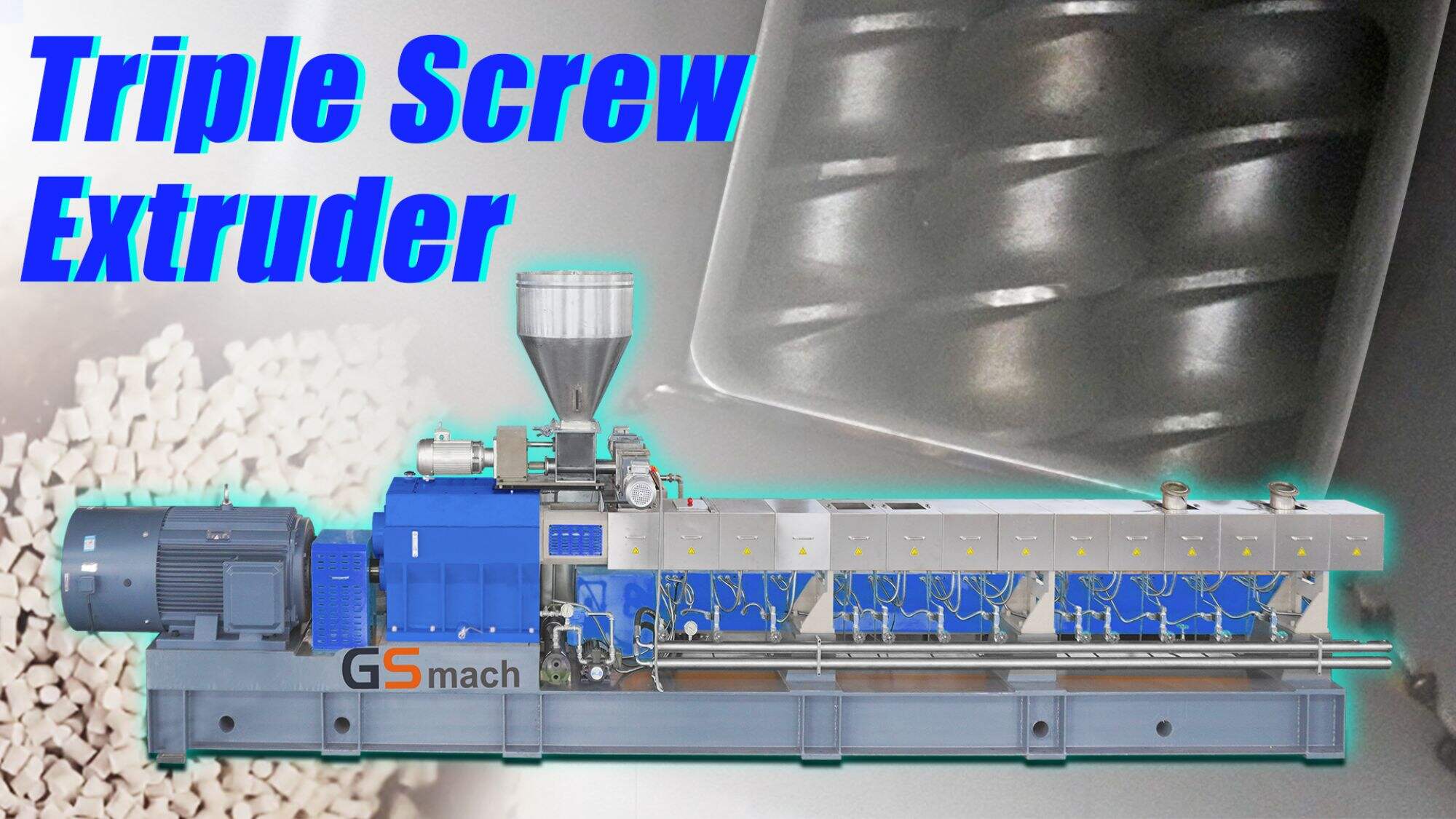 GS65S Triple Screw Extruder in India