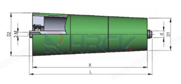 Hongrui Heavy Duty Gravity Forging Steel Conveyor Roller Stainless Steel Conveyor Roller supplier