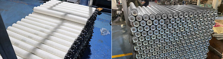 Hongrui Heavy Duty Conveyor Roller Manufacturers Gravity Steel Nylon Roller factory