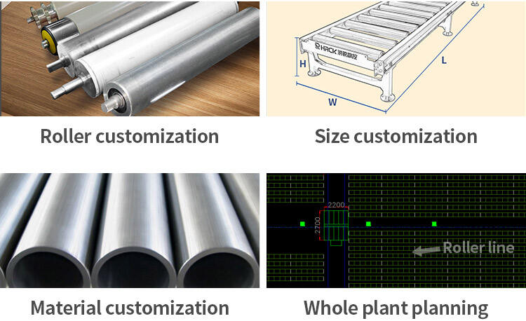 Hongrui Factory Custom Material Handling Chain Driven Roller Conveyor supplier