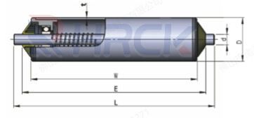 Galvanized Driven Heavy Duty Fixed Drive Belt Idler Gravity Conveyor Roller supplier