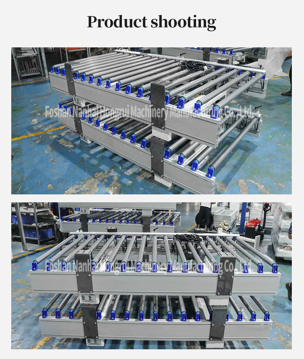 Hongrui木製ドアシリーズ-ドア用移動装置付き電動ローラーコンベア-1530mmサプライヤー