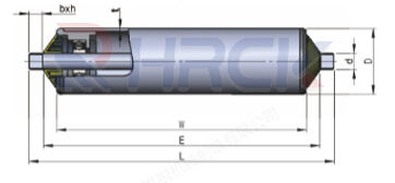 Hongrui 高品質 HDPE ゴム衝撃ステンレススチールコンベヤチェーンシステム機械部品アイドラーローラー工場