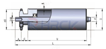 Heavy Duty Steel Gravity Roller From China Roller Manufacture Idler Conveyor Roller manufacture