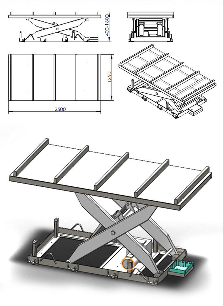 Hydraulic Electric Lift Table Work Platform Lifts Industrial Lift Table Scissor Lifter supplier