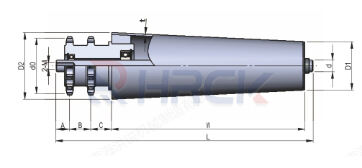 Hongrui Heavy Duty Gravity Forging Steel Conveyor Roller Stainless Steel Conveyor Roller factory