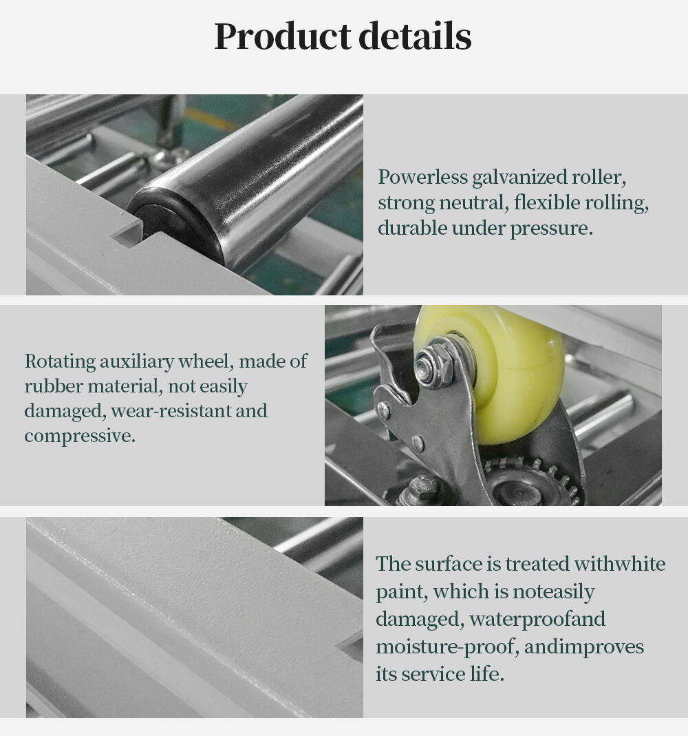 High quality unpowered rotating roller table, stable locking, widely used in various fields supplier