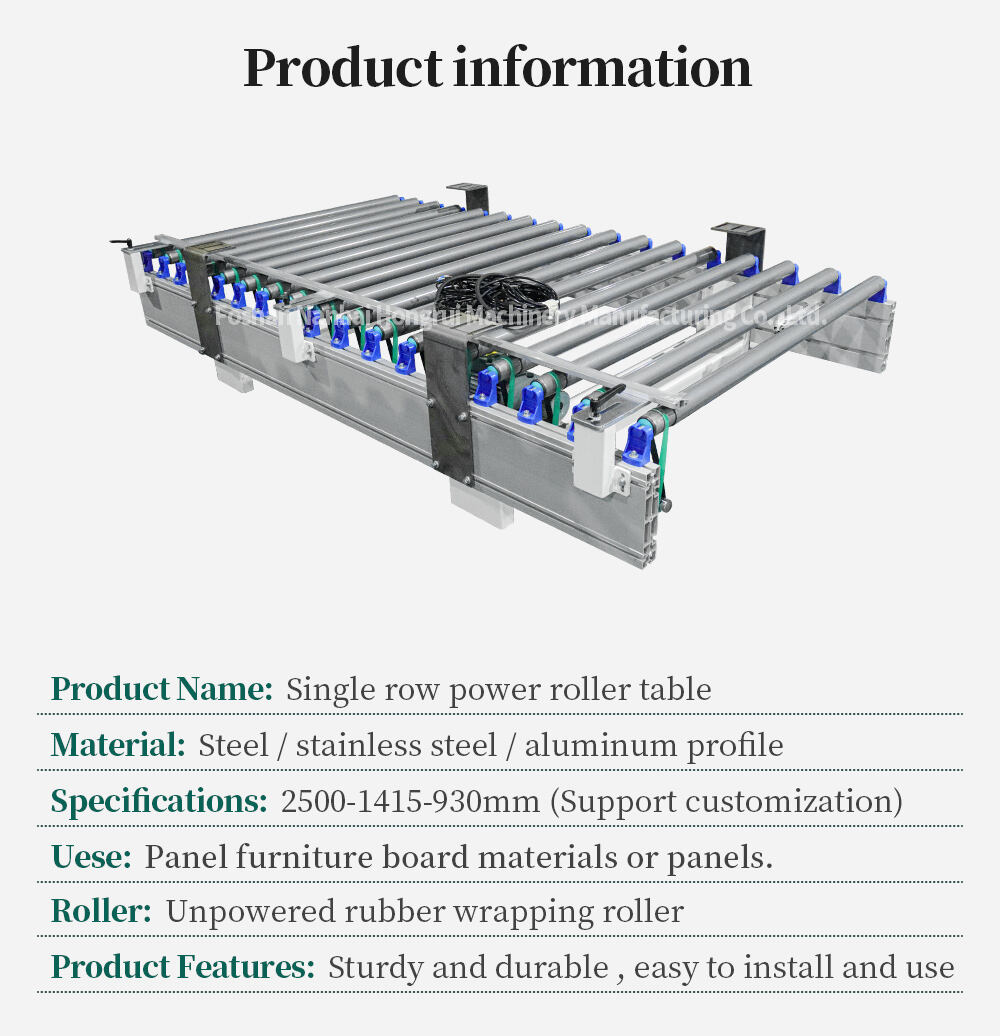 Hongrui木製ドアシリーズ-ドア用移動装置付き電動ローラーコンベア-1530mmサプライヤー