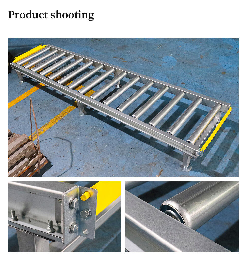 Hongrui Unpowered Roller Line Conveyor for Woodworking Hot Galvanized Roller FOB Reference Price:Get latest price details
