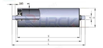 Wear-Resisting Pu Lamination Polyurethane Rice Mill Rubber Coated Plastic Roller With Steel Shaft For Conveyor System factory